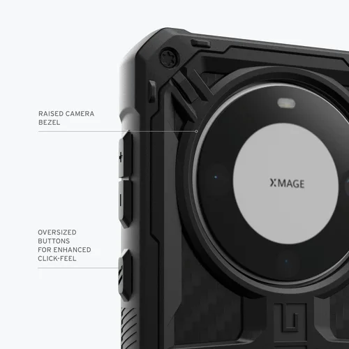 Vista 3 de URBAN ARMOR GEAR Funda UAG diseñada para Huawei Mate 60 Pro Monarch de fibra de carbono, resistente funda protectora militar probada contra caídas