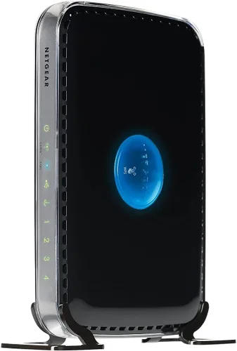 Vista 7 de Router inalámbrico RangeMax (WNR1000 100 NAS (G54/N150)), de Netgear , Negro