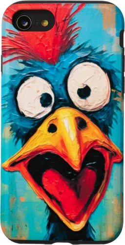 Vista 18 de Funda para iPhone 17 con diseño de gallo de dibujos animados de gallo de dibujos animados de gallo