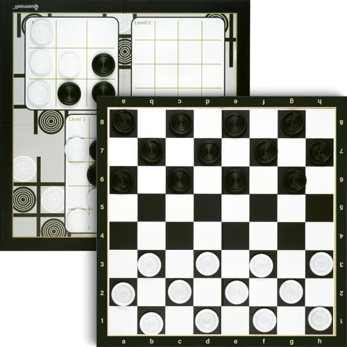 Vista 9 de Juego de mesa de damas con 30 piezas de damas, juego de mesa clásico para niños y adultos