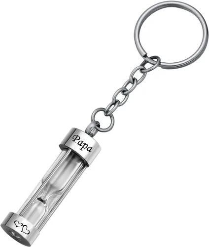 Vista 25 de Llavero de reloj de arena para cenizas, colgante de urna conmemorativa, recuerdo de cremación, joyería para tía, Aunt