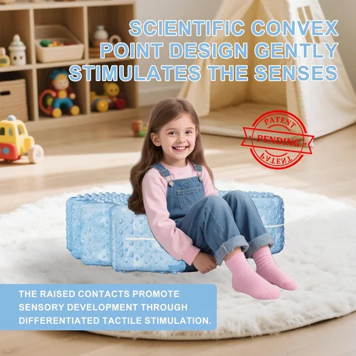 Vista 5 de Asiento sensorial suave para apretar, sillas sensoriales específicamente diseñadas para niños con necesidades sensoriales, proporciona un abrazo