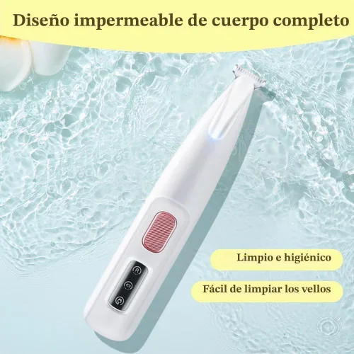 Vista 5 de Yilia Recortadora de microprecisión mejorada para mascotas, multifuncional, para aseo con luz LED, de bajo ruido, impermeable, recargable