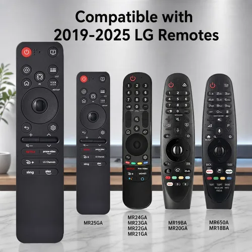 Vista 3 de Control remoto de voz mágica para LG Smart TV, control de reemplazo AI 2019