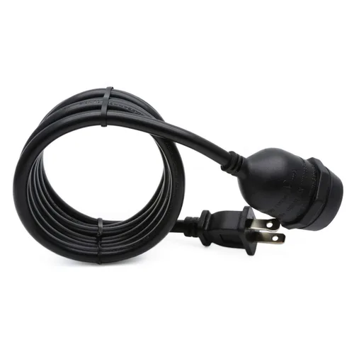 Vista 8 de Mini lámpara colgante de 1 enchufe de 5 pies, luces de cadena para patio resistentes a la intemperie de servicio pesado, kit de lámpara de techo