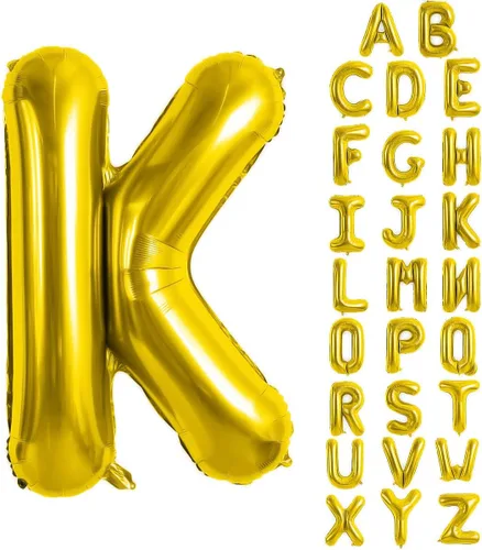 Vista 46 de Globos de letras azules de 40 pulgadas, globo grande del alfabeto de aluminio de Mylar para decoración de cumpleaños, boda, aniversario, graduación