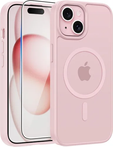 Vista 125 de FNTCASE - Funda para iPhone 16 Pro: magnética, mate, translúcida, de grado militar, protectora contra caídas, resistente, fina, duradera y a prueba