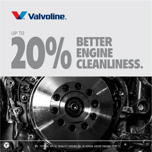 Vista 6 de Valvoline Aceite de motor de motocicleta de 4 tiempos 10W-40, 1 cuarto de galón
