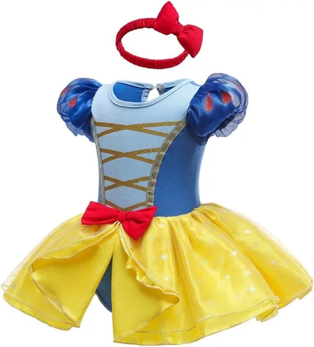 Vista 103 de Dressy Daisy Disfraz de princesa para bebé, disfraz de tutú de tul para cumpleaños, Halloween, traje con diadema