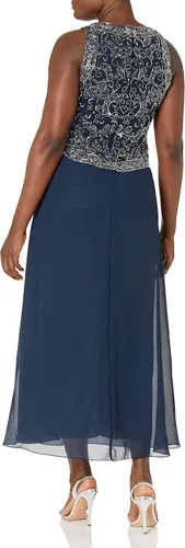 Vista 4 de J Kara Vestido de 1 pieza sin mangas para mujer