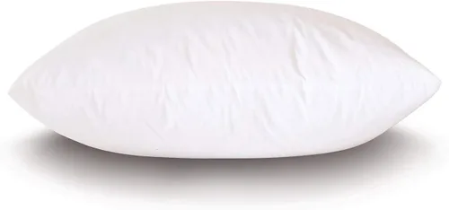 Vista 3 de 20 x 20 pulgadas, hipoalergénica, de lujo, 100% plumas, funda de almohada cuadrada de 100% algodón batista, nunca envasada al vacío, sin olor