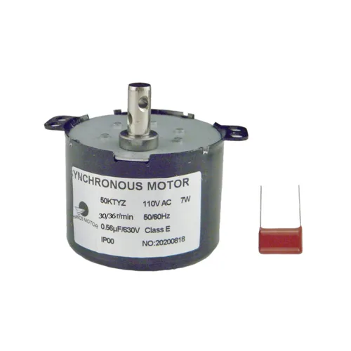 Vista 10 de CHANCS motor eléctrico síncrono de la CA 110V 1/1.2RPM del motor de baja velocidad 50KTYZ pequeño