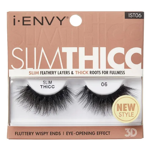 Vista 9 de i-ENVY - Pestañas postizas Thicc 3D con aleteo, pestañas postizas (02)