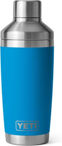 Vista 3 de YETI Rambler - Coctelera de 20 onzas, acero inoxidable, aislado al vacío, color azul