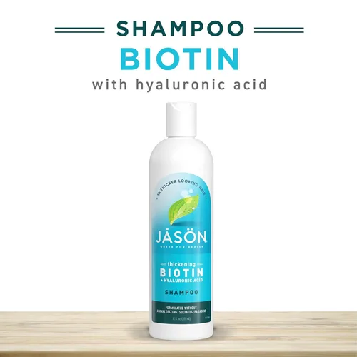 Vista 5 de Jason Champú de biotina espesante, 12 onzas