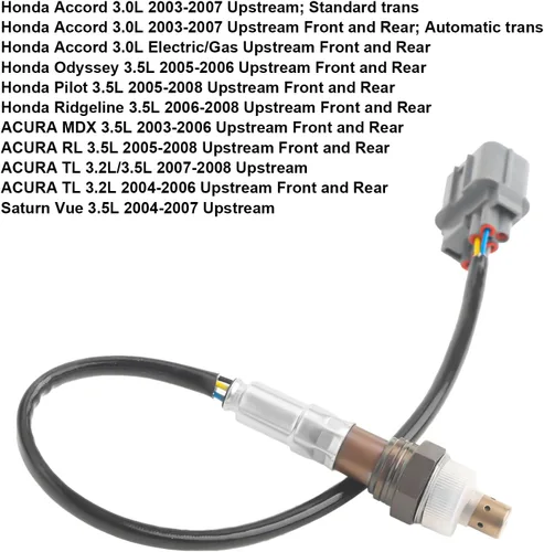 Vista 4 de 234-5010 Sensor de oxígeno para Acura MDX RL TL Honda Accord Odyssey Pilot Ridgeline Saturn Vue 3.2L 3.5L