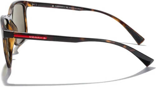Vista 4 de MERRY'S Lentes de sol polarizados cuadrados para hombres y mujeres, ultraligeros, para conducir, pesca, golf, UV400 S8668