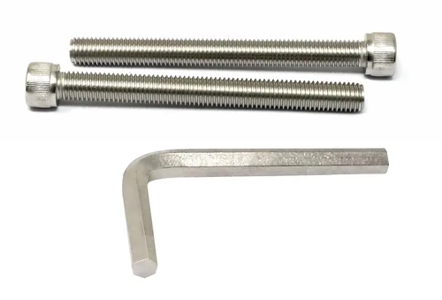 Vista 114 de iexcell Kit de tornillos de cabeza hexagonal de acero inoxidable 304, 100 unidades M2 x 0.157 in, paso de rosca de 0.016 in