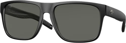 Vista 30 de Costa Man - Gafas de sol con montura negra mate, lentes de espejo verde, 2.323 in