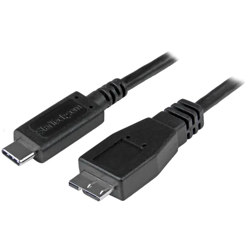 Vista 7 de StarTech Cable USB a USB C – 3 pies – Cable USB en ángulo recto – Cable USB A a USB C – Cable USB 2.0 – Cable USB tipo C (USB2AC1MR)