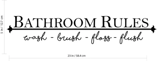 Vista 3 de Adhesivo decorativo para pared de baño Negro