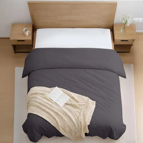 Vista 30 de Kotton Culture - Funda de edredón de microfibra prelavada de 1 pieza, tamaño individual, ropa de cama ultrasuave, ligera y transpirable, cierre