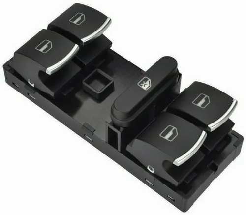 Vista 5 de Master Driver - Interruptor de ventana eléctrica compatible con VW Volkswagen CC Golf Jetta Passat Tiguan 2006-2010, 2009-2013, 5ND959857 1K4959857B