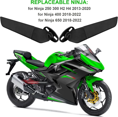 Vista 5 de Espejo retrovisor de motocicleta para Yamaha R1 R3 R6S para Honda CBR600RR CBR1000RR CBR300RR para Ninja 400 ZX6R ZX10R para Suzuki GSXR600 GSXR750
