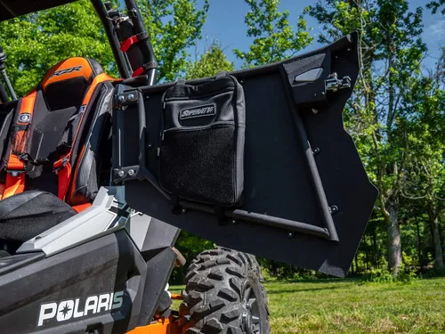 Vista 3 de SuperATV Puertas de aluminio compatibles con los modelos Polaris RZR (ver ajuste), extra resistencia, recubrimiento en polvo, resistente a