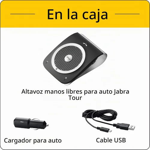 Vista 6 de Altavoz Bluetooth para auto - Negro, Negro