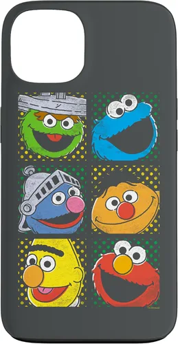 Vista 7 de Funda para iPhone 16 Sesame Street Group Squares