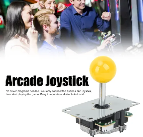 Vista 4 de Yoidesu Buttons and Joysticks DIY Kit, 2 Player Gamepad DIY Replacement Parts, USB Controller Computer Game Stick Joysticks with Control Chip