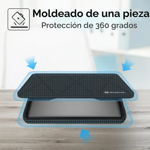 Vista 2 de Smatree Funda protectora rígida de EVA para Apple MacBook Air M4 2025 de Serie X - Negro
