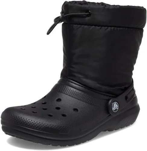 Vista 3 de Crocs Botas Neo Puff clásicas forradas unisex para adultos