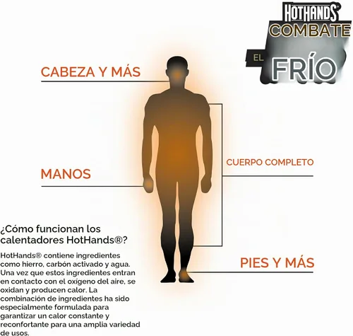 Vista 8 de HotHands Bigfoot - Calentador adhesivo para dedos Paquete económico de 5