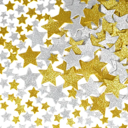 Vista 10 de READY 2 LEARN - Pegatinas de espuma con purpurina - Estrellas multicolor - Paquete de 168 - Pegatinas autoadhesivas para niños - Pegatinas