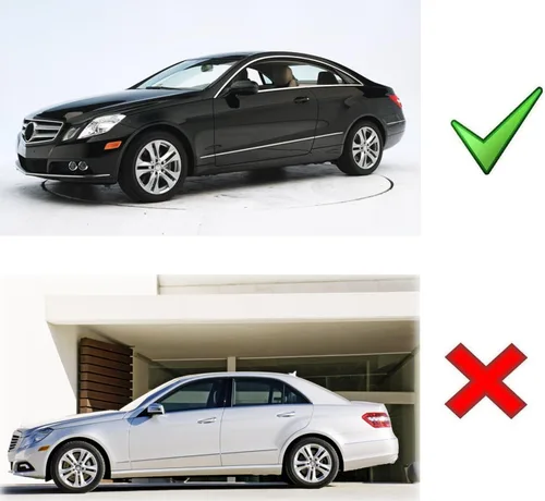 Vista 2 de iJDMTOY Luces LED de marcador lateral de parachoques delantero con lente semitransparente y ámbar Compatible con Mercedes W207 Clase E 2010-2013