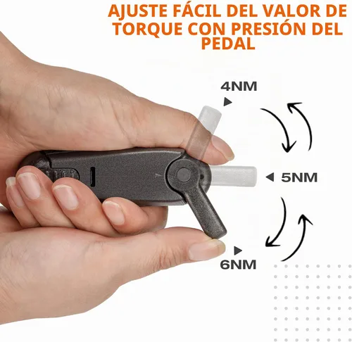 Vista 3 de Super B Llave dinamométrica ajustable en T – 4, 5, 6 NM incluye 3, 4, 5, 0.236 in hexagonal y T 25 brocas de herramienta – Llave dinamométrica