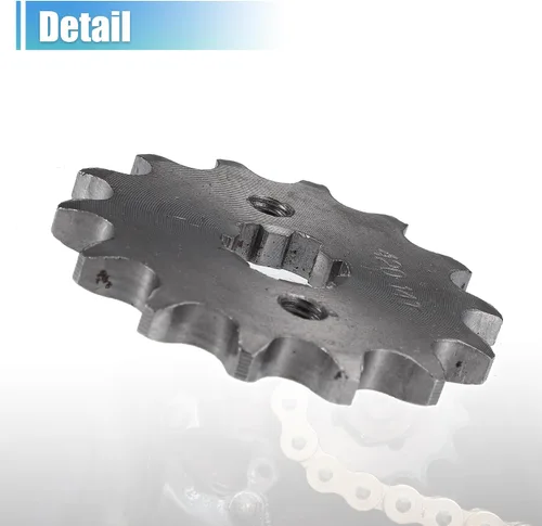 Vista 5 de X AUTOHAUX 1 juego de 420 estilos 14 dientes 0.669 in ID motocicleta piñón delantero motor apto para motocicleta 50cc 70cc 110cc 125cc motocicleta