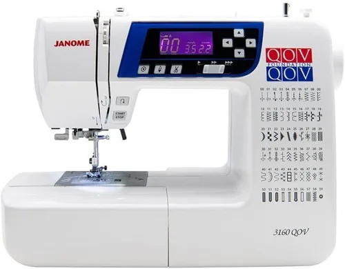 Vista 2 de Janome 2030DC-G - Máquina de coser digital con pantalla - Máquina de coser computarizada con 30 puntadas integradas, aguja con memoria hacia arriba