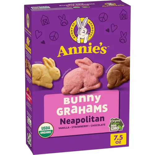 Vista 11 de Annie's Organic Chocolate Bunny Graham Snacks, 7.5 onzas
