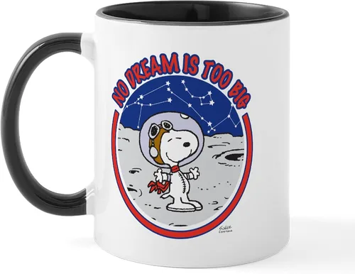 Vista 21 de CafePress Crabby Snoopy - Taza de café de cerámica (11 oz)
