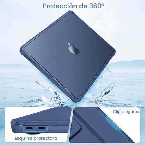 Vista 2 de MOSISO Funda compatible con MacBook Neo de 13 pulgadas 2026 A3404 A18 Pro Carcasa rígida resistente a arañazos y huellas dactilares con esquinas