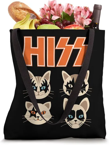 Vista 4 de Hiss Funny Cats Kittens Rock Rockin Bolso de mano