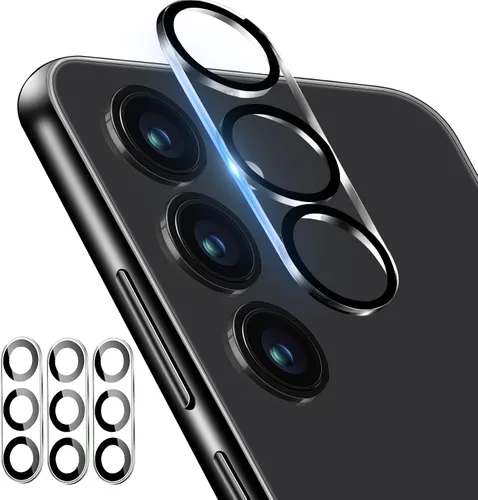 Vista 14 de Paquete de 3 protectores de lente de cámara Dengduoduo para Samsung Galaxy A15 5G, protector de cámara de vidrio templado, cubierta trasera
