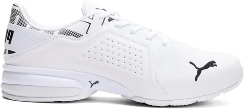 Vista 2 de Puma Hombres Viz Runner Repeat Running Zapatillas - Blanco - Talla 8 M, Puma Exprimir blanco-lima