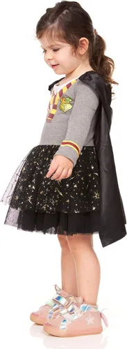 Vista 3 de Harry Potter Disfraz de niña pequeña - Vestido con capucha de Halloween