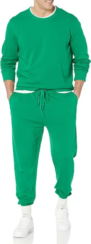 Vista 7 de Tienda Essentials Pantalones deportivos para hombre, ajuste relajado casual, tejido de rizo francés ligero (disponible en tallas grandes y altas)