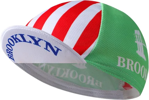 Vista 16 de Brooklyn - Gorra de ciclismo retro para usar debajo del casco, forro de casco de ciclismo, transpirable y absorción de sudor