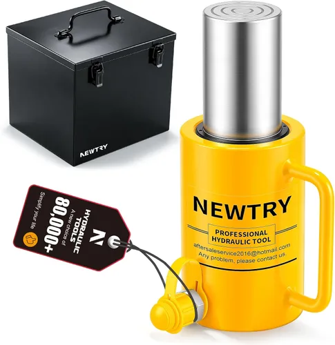 Vista 11 de NEWTRY Cilindro Hidráulico de 10 Toneladas Jack Largo de 4" de Carrera Porta Power Ram Jack Cilindro de Elevación Se Retrae Automáticamente